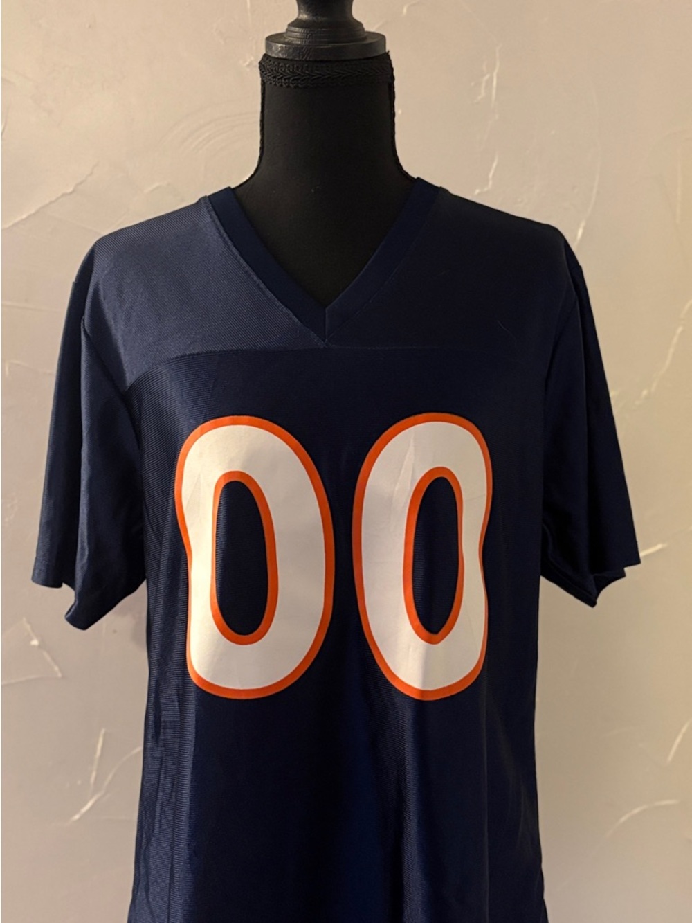 NFL Denver Broncos Women's Navy Jersey with White and Orange Accents